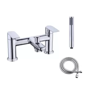 Image of Amwell Bath Shower Chrome Mixer Tap