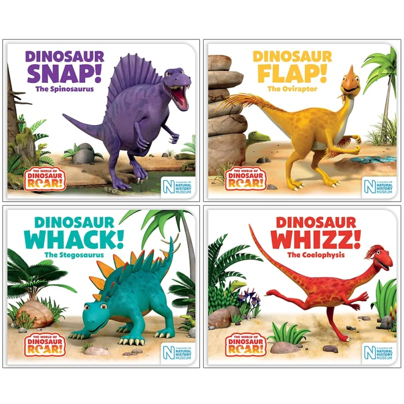 Image of World Of Dinosaur Roar Series 5 To 8 Collection Peter Curtis Peter Curtis, Jeanne Willis Books