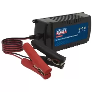 Image of SBC8 Battery Charger 12V 8A Fully Automatic - Sealey