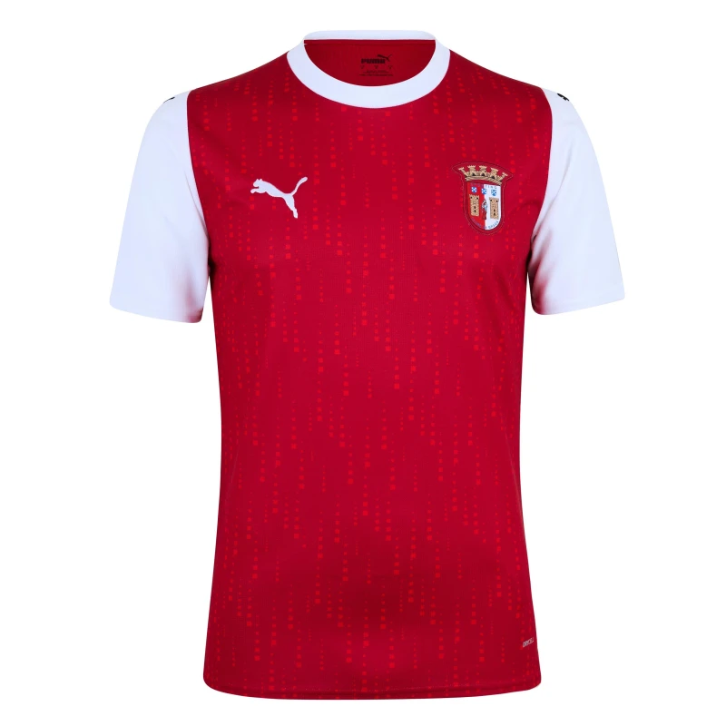 Image of Puma S.C. Braga Home Shirt 2024 2025 Adults - Red Red S