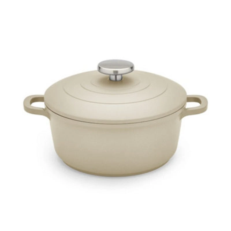 Image of Morphy Richards 20cm Cast Aluminium Casserole Dish cream ONE SIZE