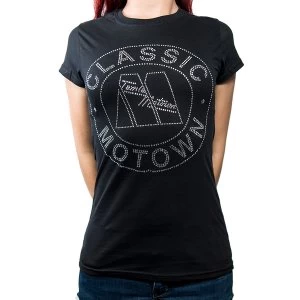 Image of Motown Records - Classic Womens Medium T-Shirt - Black