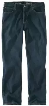 Image of Carhartt Rugged Flex Relaxed Straight Jeans, blue, Size 30, blue, Size 30