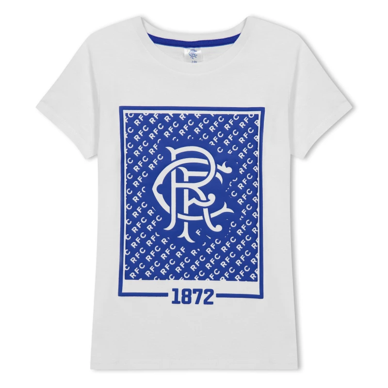 Image of Castore Rfc RubPrinT - White White 3 - 4 Years