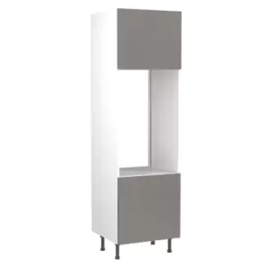 Image of KitchenKIT Slab 60cm Double Oven Unit- Matt Dust Grey