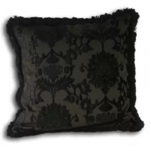 Image of Riva Home Hanover Cushion Cover (45x45cm) (Black) - Black