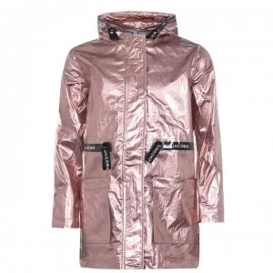 Image of Marc Jacobs Junior Girls Rain Jacket - Pink Copper 596