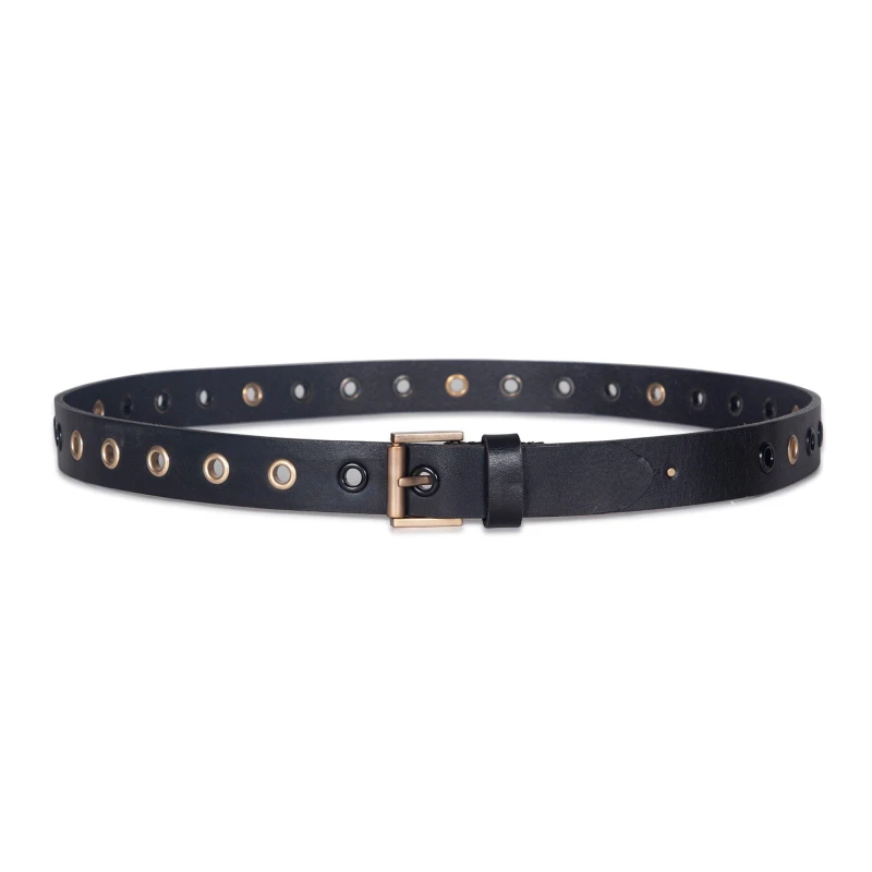 Image of AllSaints ALLSAINTS 25MM EYELET BELT Black female XL-XXL