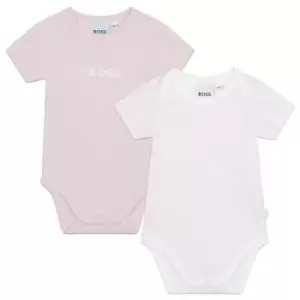 Image of Boss 2 Pck Bdysuit Bb32 - Pink