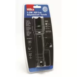 Image of 1-3W 100 Lumens Aluminium Torch - Hilka