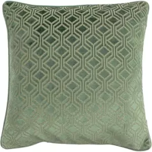 Image of Paoletti Avenue Cushion Cover (One Size) (Mint) - Mint
