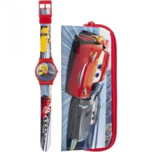 Image of Childrens Character Disney Cars 3 Gift Set Watch