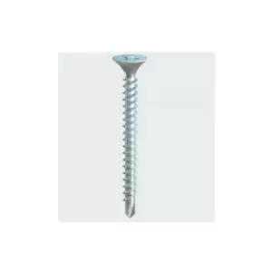 Image of 00100PSDD Self Drill Drywall Screw PH2 BZP 4.8 x 100mm Box of 500 - Timco