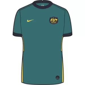 Image of Nike Australia Away Shirt 2020 2021 Juniors - Green