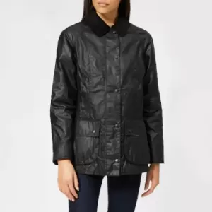 Image of Barbour Womens Beadnell Wax Jacket - Black - UK 20