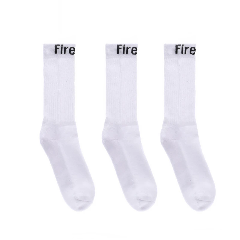Image of Firetrap Pack Crew Socks - White White 7 - 11