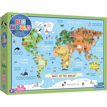 Image of It's a Big World Jigsaw Puzzle - 24 Pieces