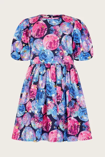 Image of Disco Ball Print Dress