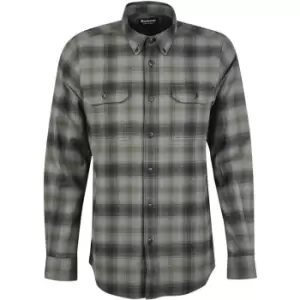Image of Barbour International Hatch Check Shirt - Green