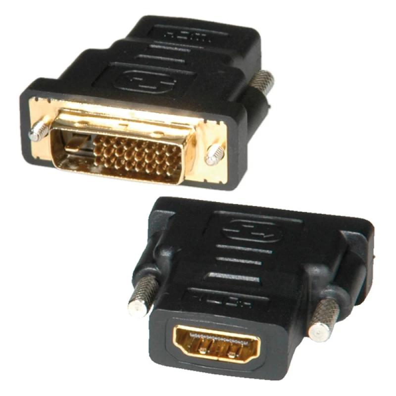 Image of ROLINE DVI-HDMI Adapter. DVI M - HDMI F