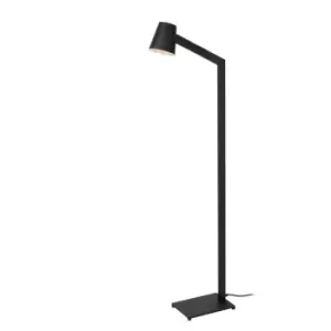 Image of Mizuko Modern Floor Reading Lamp - Ø13cm - 1xE14 - Black