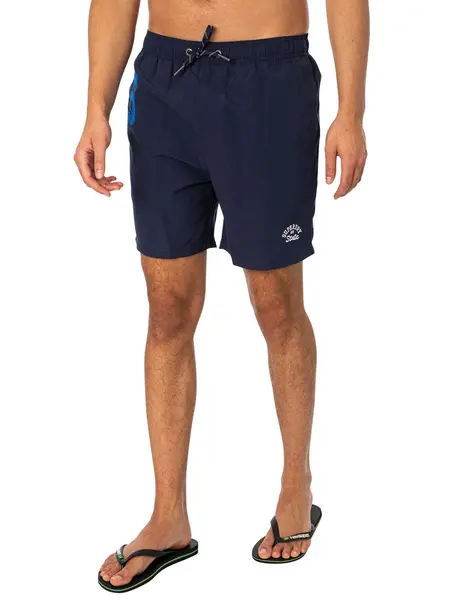 Image of Superdry Vintage Polo 17 Swim Shorts Richest Navy XXL