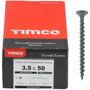 Image of Timco Drywall Bugle Head Screws (Coarse Thread) - 3.5 x 50 (1000 pack)