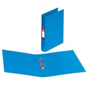 Image of 5 Star A4 2 x O Ring 25mm Polypropylene Ring Binder Blue Pack of 10
