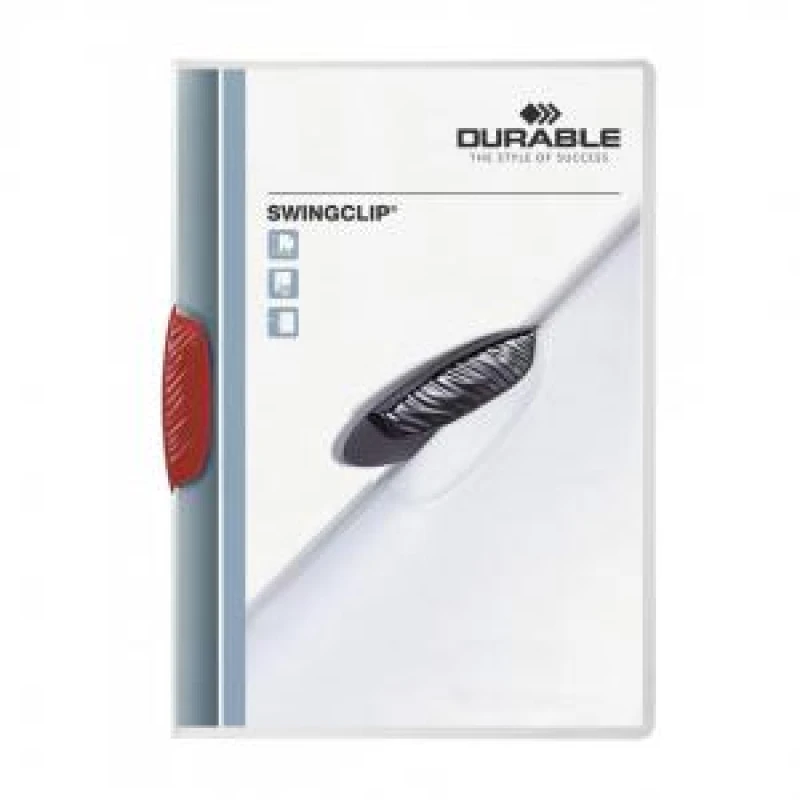 Image of Durable SWINGCLIP A4 Folder Red