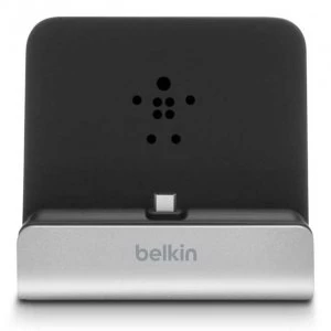 Image of Belkin Computing PowerHouse Micro USB Dock XL F8M769BT Computing Cables Adaptors in Silver