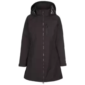 Image of Trespass Womens/Ladies Occupy Waterproof Jacket (S) (Black)