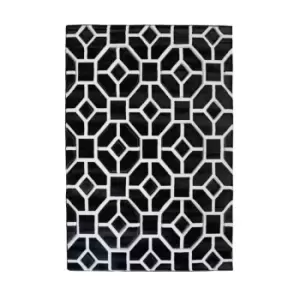 Image of Homemaker Daytona Rug Geo Black 080X150Cm
