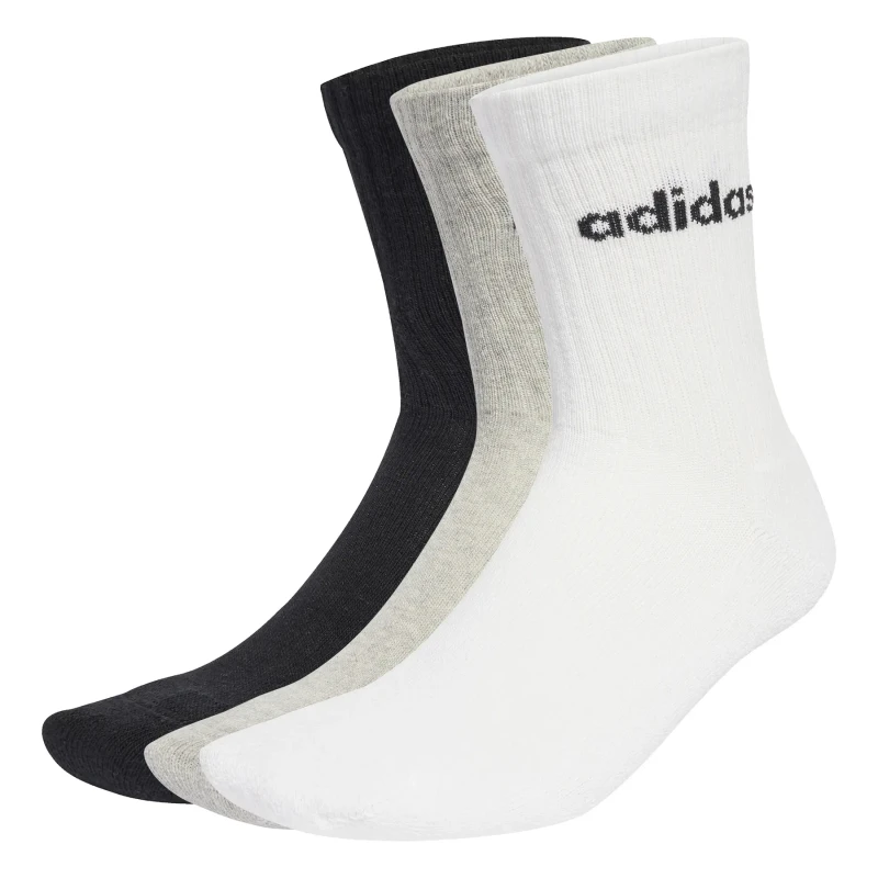 Image of Adidas Football Socks adidas Cushioned (x6) Gris Unisex 43/46