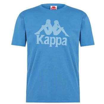 Image of Kappa Authentic Logo T Shirt Mens - Blue