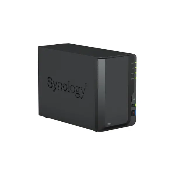 Image of Synology DiskStation DS223 2GB RAM with 16TB Installed Storage 2 Bay SATA Desktop NAS Storage DS223/16TB IW