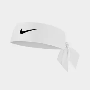 Image of Nike Dri-Fit Head Tie 4.0, 101 White/Black, Unisex, Training EQT, 9320-20