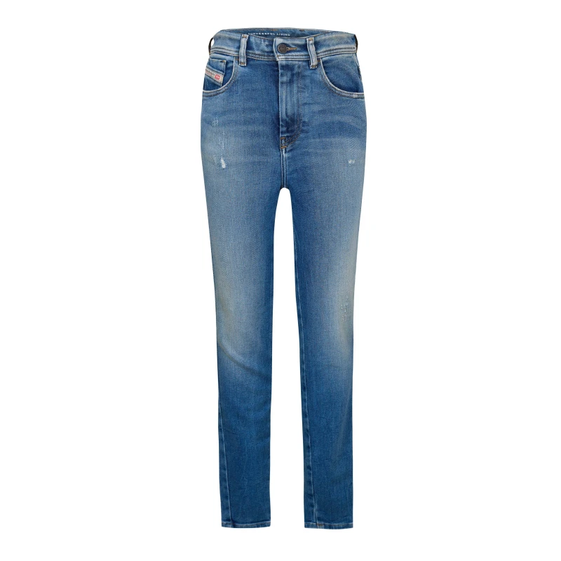 Image of Diesel Womens 1984 Slandy High Straight Leg Jeans Straight Jeans 23 L30 Blue 64308119232
