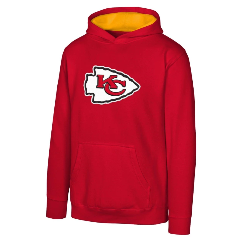 Image of NFL Kids Licensed Performance Hoodie KC Chiefs male 9-10 (M)