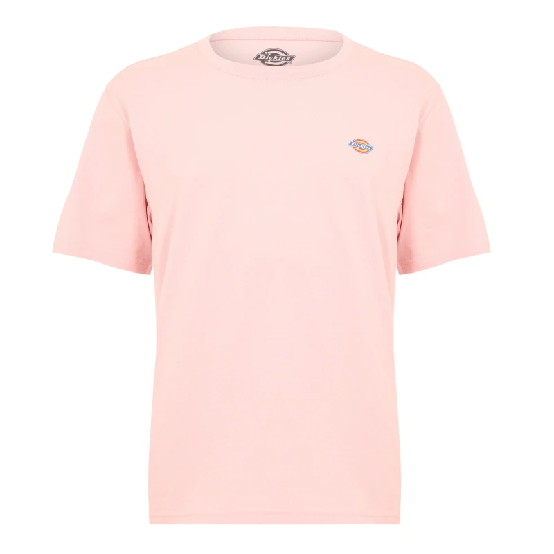 Image of Dickies Mens Regular Fit Mapleton T-Shirt Bridal Rose male Small