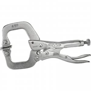 Image of Irwin Vise Grip Locking C Clamp with Swivel Pads 100mm