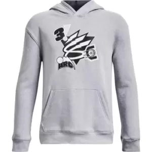 Image of Under Armour Armour Curry Splash OTH Hoodie Junior Boys - Grey