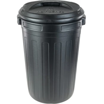 Image of Black Dust Bin - 80 Litre - Kennedy