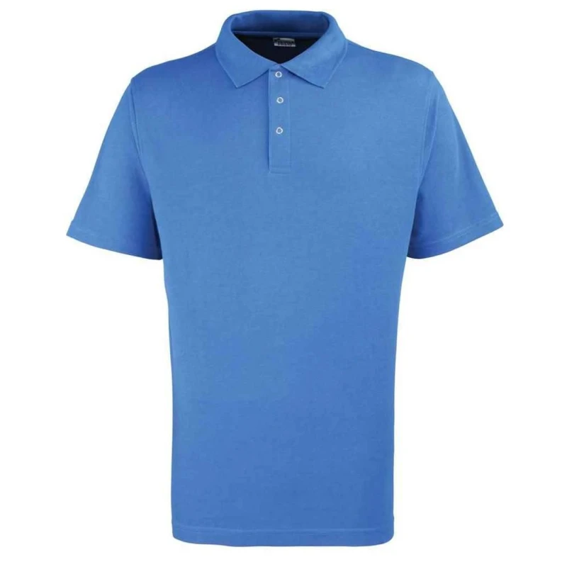 Image of Premier Premier Men Studded Polo Shirt in Blue Size: X-Small Blue XS Male 5063693809324