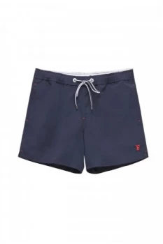Image of Mens French Connection Marco Plain Casual Swim Short Marine