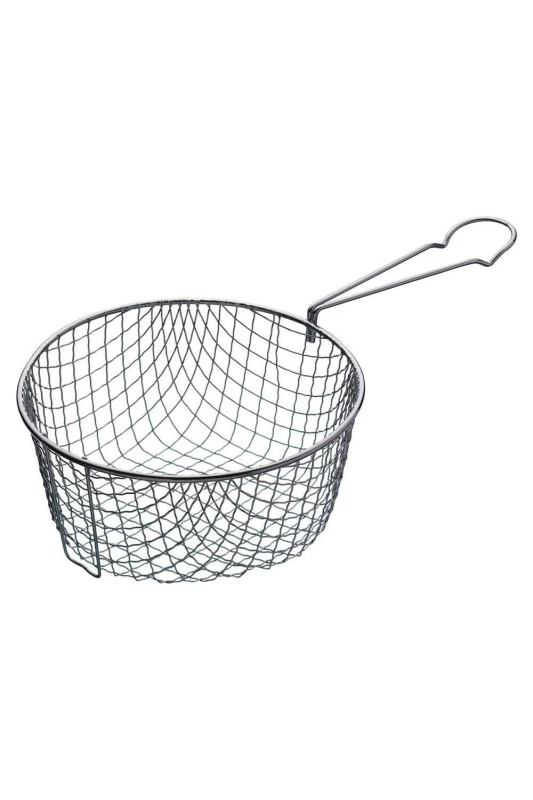 Image of Kitchencraft Frying Basket 18.5cm (7¼"), Tagged Mid Grey