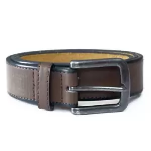 Image of Duke Mens Avant King Size Burnished Edge Belt (48) (Brown)