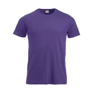 Image of Clique Mens New Classic T-Shirt (L) (Bright Lilac)
