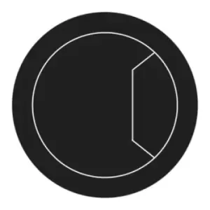 Image of Trend Desk Work Top Cable Tidy Inserts Black 80mm