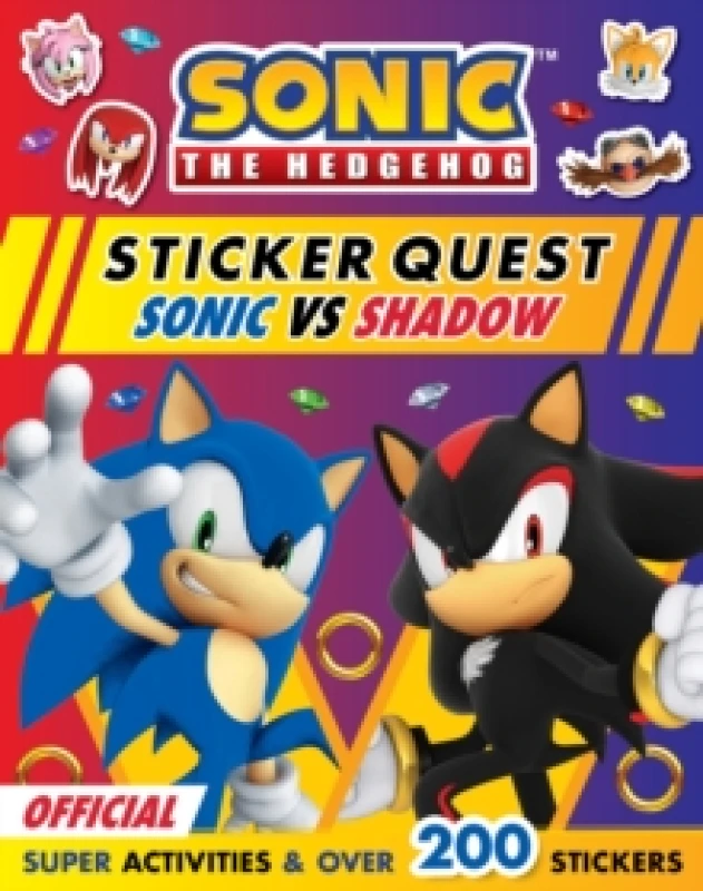 Image of Sonic the Hedgehog Sticker Quest: Sonic vs Shadow Paperback / softback