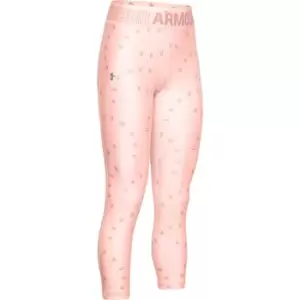 Image of Under Armour Printed Tights Junior Girls - Orange